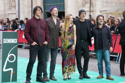 Alfombra verde de la clausura de la 67ª Semana Internacional de Cine de Valladolid. -ICAL