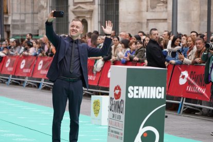 Alfombra verde de la clausura de la 67ª Semana Internacional de Cine de Valladolid. -ICAL