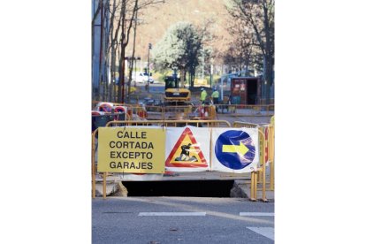 Calle de Villa del Prado con obras. PHOTOGENIC