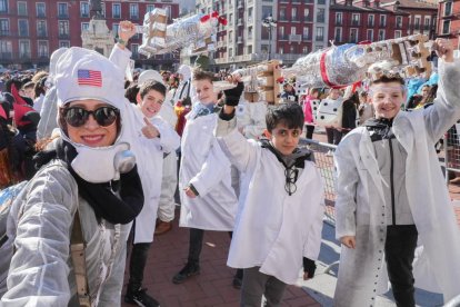 Celebración de 'El Carnaval de los Coles' en Valladolid