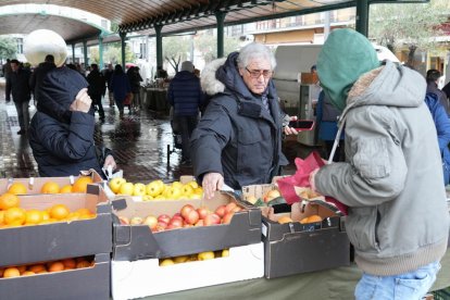Mercado ecológico en Plaza España. / J.M.LOSTAU
