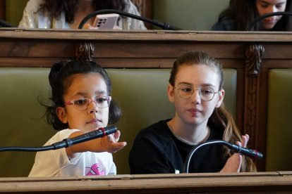 Celebración del Pleno de la Infancia en el Ayuntamiento de Valladolid.- ICAL