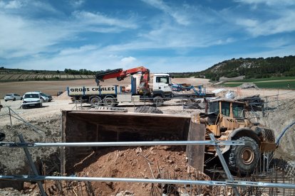 Accidente en la A-11 en Valladolid.-BOMBEROS DIPUTACIÓN VALLADOLID