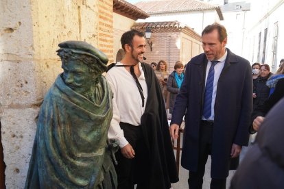 Inauguración de la escultura de Don Juan Tenorio. E.M.