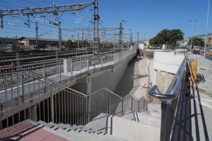Obras del paso peatonal de Panaderos.- J.M.LOSTAU