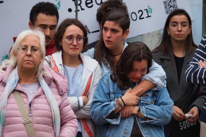 VALLADOLID. 29/10/22. PHOTOGENIC. CONCENTRACIÓN EN REPULSA POR EL ULTIMO ASESINATO DE UNA VALLISOLETANA AFINCADA EN BRUSELAS.