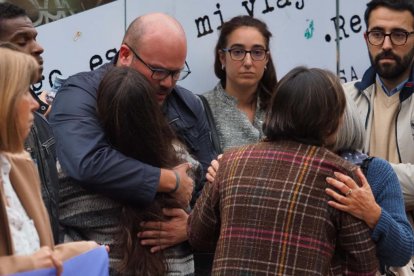 Concentración en repulsa por el asesinato de una enfermera vallisoletana en Bruselas. PHOTOGENIC