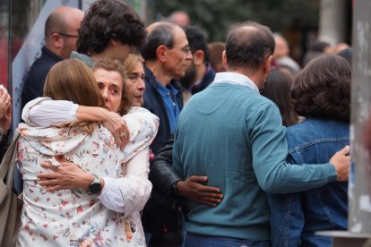 Concentración en repulsa por el asesinato de una enfermera vallisoletana en Bruselas. PHOTOGENIC