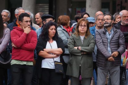 Concentración en repulsa por el asesinato de una enfermera vallisoletana en Bruselas. PHOTOGENIC