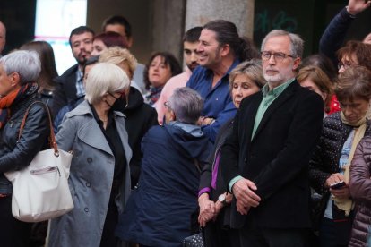 Concentración en repulsa por el asesinato de una enfermera vallisoletana en Bruselas. PHOTOGENIC