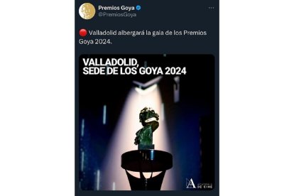 Tweet de la Academia