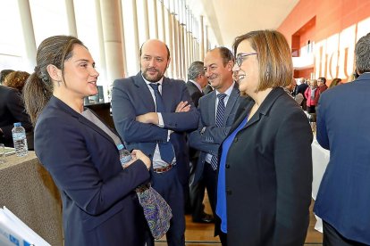 Adriana Ulibarri, Pelayo Fernández, Jorge Domingo y Ángeles Armisén.