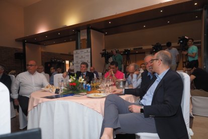 Desayuno de la APDV' con Javier Tebas. / M. G. EGEA