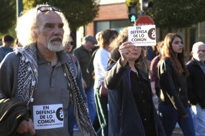 Manifestación por el desalojo de La Molinera. J.M. LOSTAU