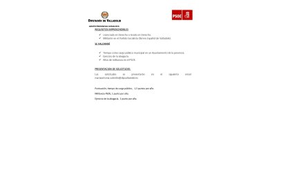 Bases puesto secretario asesor técnico del grupo provincial socialista. 2/2