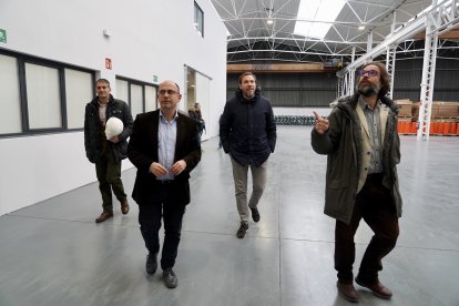 Inauguracion del nuevo espacio de almacenamiento en el Polígono de Argales para las Bikibicis.- ICAL