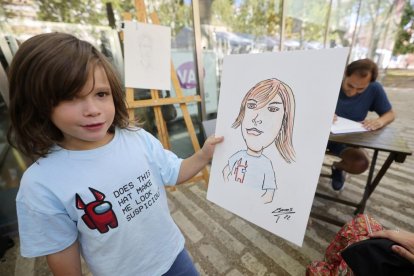 Caricaturistas Acera de Recoletos en Valladolid. PHOTOGENIC