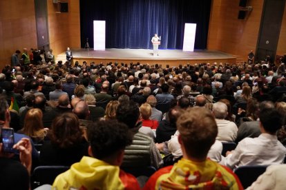 Acto político de Vox en Valladolid con la presencia de Santiago Abascal. ICAL