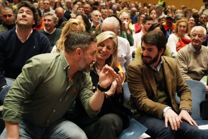 Acto político de Vox en Valladolid con la presencia de Santiago Abascal. ICAL