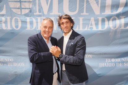 El presidente de Turismo Rural de Castilla y León, Luis Chico y Héctor Montes del Hotel Silken.- PHOTOGENIC