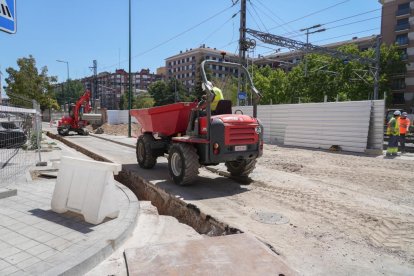 Obras calle Estación.- J.M. LOSTAU