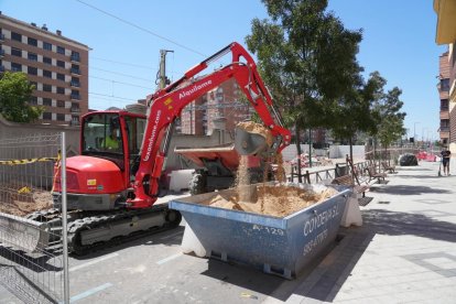 Obras calle Estación.- J.M. LOSTAU