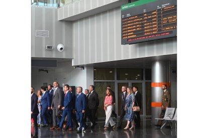 Inauguración de la Línea de Alta Velocidad Madrid-Burgos.- ICAL