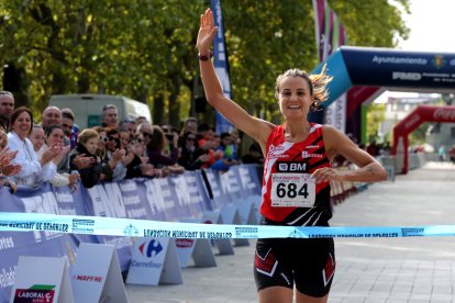Ganadora de la XXXIII Media Maratón Ciudad de Valladolid. / M. ÁLVAREZ