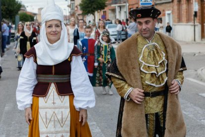 Recreación de la llegada de Carlos V a Valdestillas. -J.M. LOSTAU