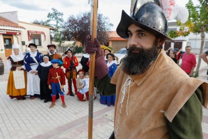 Recreación de la llegada de Carlos V a Valdestillas. -J.M. LOSTAU