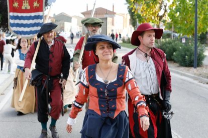 Recreación de la llegada de Carlos V a Valdestillas. -J.M. LOSTAU
