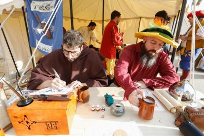 Recreación de la llegada de Carlos V a Valdestillas. -J.M. LOSTAU