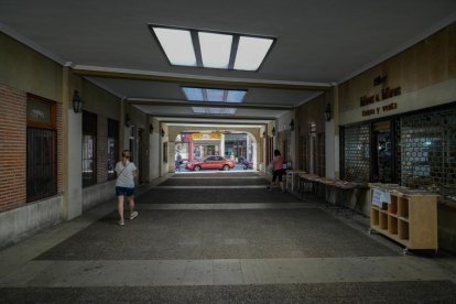 Pasaje que une la plaza de Federico Wattemberg con la calle Torrecilla.-J.M. LOSTAU