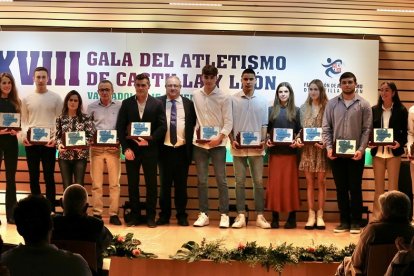 Mejores atletas premiados de Castilla y León. / EL MUNDO