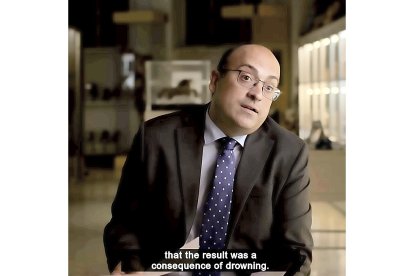 El forense de Valladolid Aitor Curiel en declaraciones a Discovery+.- DISCOVERY+