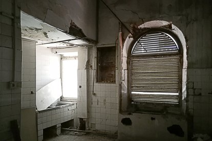 Estado actual del Teatro Lope de Vega de Valladolid. Cocina del edificio Veinte de Febrero. FOTO CEDIDA POR EL ESTUDIO CONTEXTOS DE ARQUITECTURA Y URBANISMO