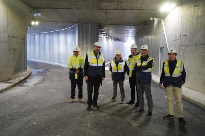 Imagen del nuevo túnel de Panaderos, a punto de abrir para el público. E.M.