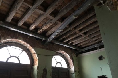 Estado actual del Teatro Lope de Vega de Valladolid, vestíbulo de acceso- FOTO CEDIDA POR EL ESTUDIO CONTEXTOS DE ARQUITECTURA Y URBANISMO