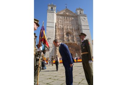 Jura de bandera de personal civil en Valladolid.- J. M. LOSTAU
