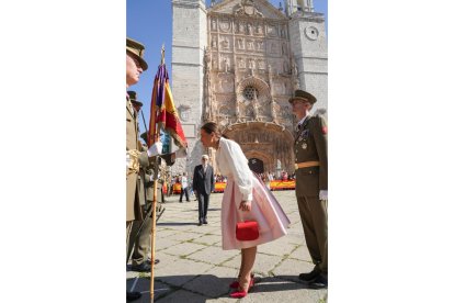 Jura de bandera de personal civil en Valladolid.- J. M. LOSTAU