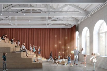 Recreación de cuál será el resultado final de la reforma del Teatro Lope de Vega de Valladolid, Sala polivalente - AYUNTAMIENTO DE VALLADOLID