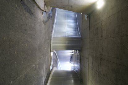 Imagen del nuevo túnel de Panaderos, a punto de abrir para el público. E.M.