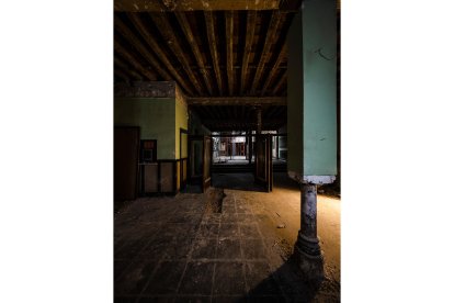 Estado actual del Teatro Lope de Vega de Valladolid, vestíbulo.- PEDRO IVÁN RAMOS