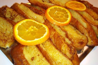 Las torrijas de la pastelería Menta y Chocolate.- E.M.