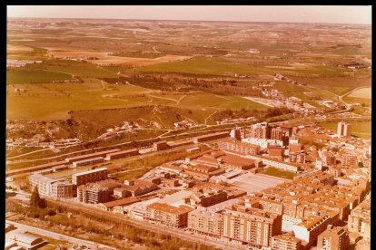 Vista aérea de La Victoria. - ARCHIVO MUNICIPAL DE VALLADOLID