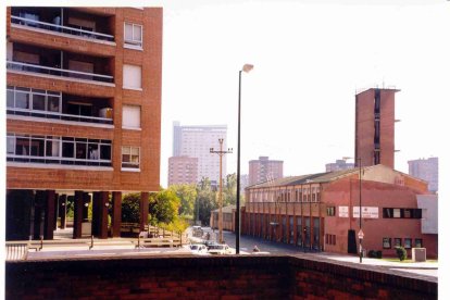 Parque de bomberos en La Victoria en el año 2000. - ARCHIVO MUNICIPAL DE VALLADOLID
