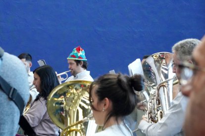 Concierto en el Hospital Río Hortega de la Banda de la Escuela de Música de Valladolid.-ICAL
