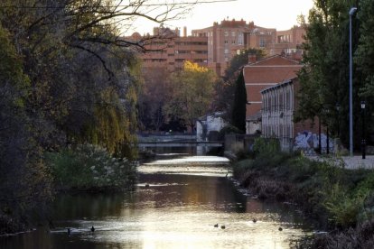 Barrio de La Victoria. Dársena del Canal de Castilla en La Victoria en la actualidad. - PHOTOGENIC