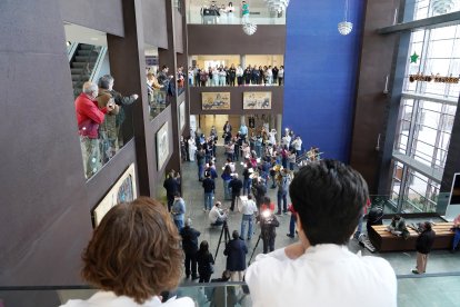 Concierto en el Hospital Río Hortega de la Banda de la Escuela de Música de Valladolid.-ICAL
