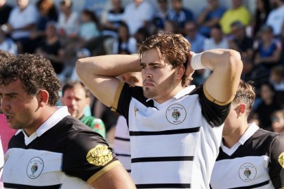 Imágenes del derbi de rugby entre el CR El Salvador y el VRAC que abre la temporada 2023-2024. / PHOTOGENIC